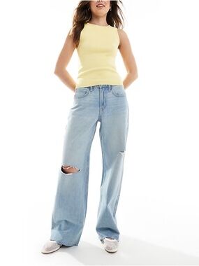 Hollister High Waisted Baggy Jeans